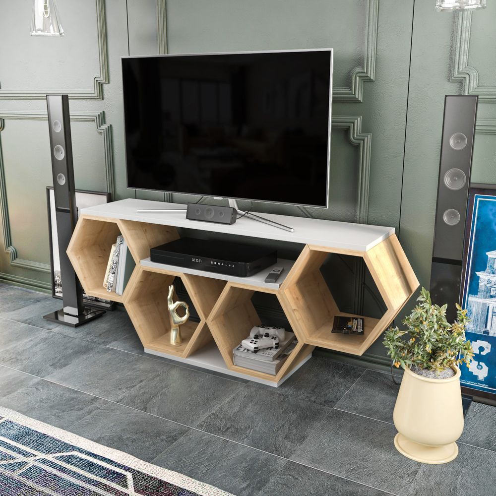 Sonomo TV Stalak - Bijeli slika 2