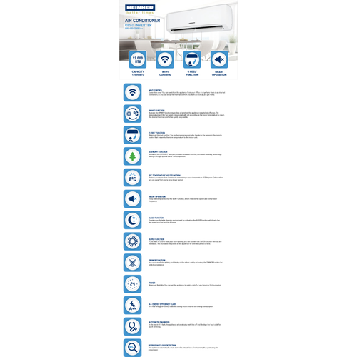Heinner klima uređaj HAC-HS12WIFI++ slika 9