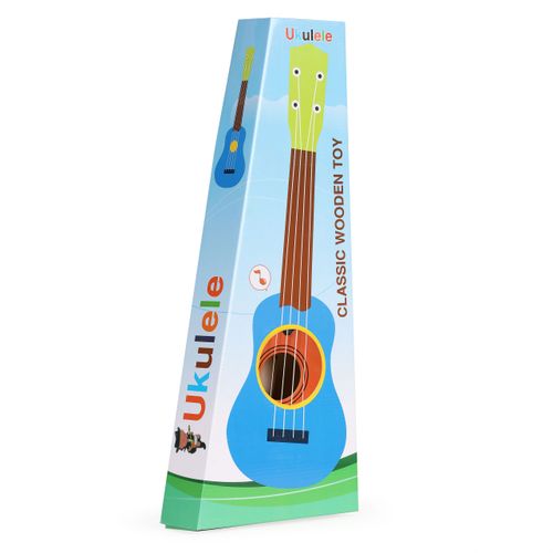 EcoToys dječji ukulele smeđi slika 8