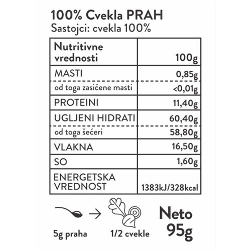 Inventa vita 100% Cvekla PRAH slika 4