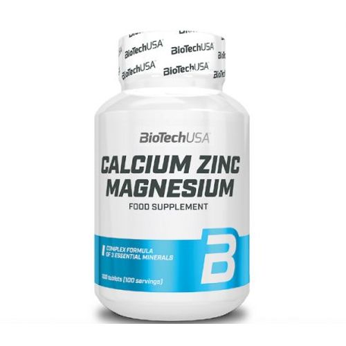 Biotech Calcium Zinc Magnesium - 100 tabl slika 1