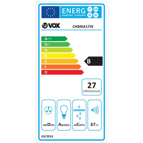 VOX kuhinjska napa CHM6A17IX  slika 5