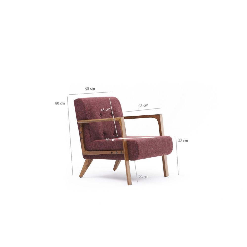 Kemer - Kamen Crveni Wing Chair slika 8