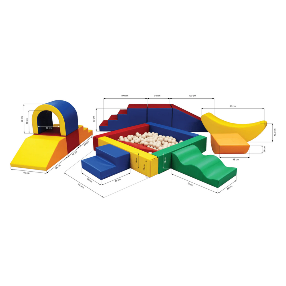 IGLU Soft Play Set PARTY - Šareni slika 4