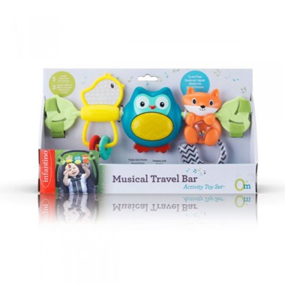 Infantino 216265 Muzička igračka za kolica Musical Travel Bar slika 4
