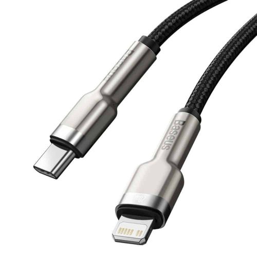 Baseus podatkovni kabel Cafule Series Metal CATLJK-B01, Type-C to Lightning, 20W, 2m slika 4