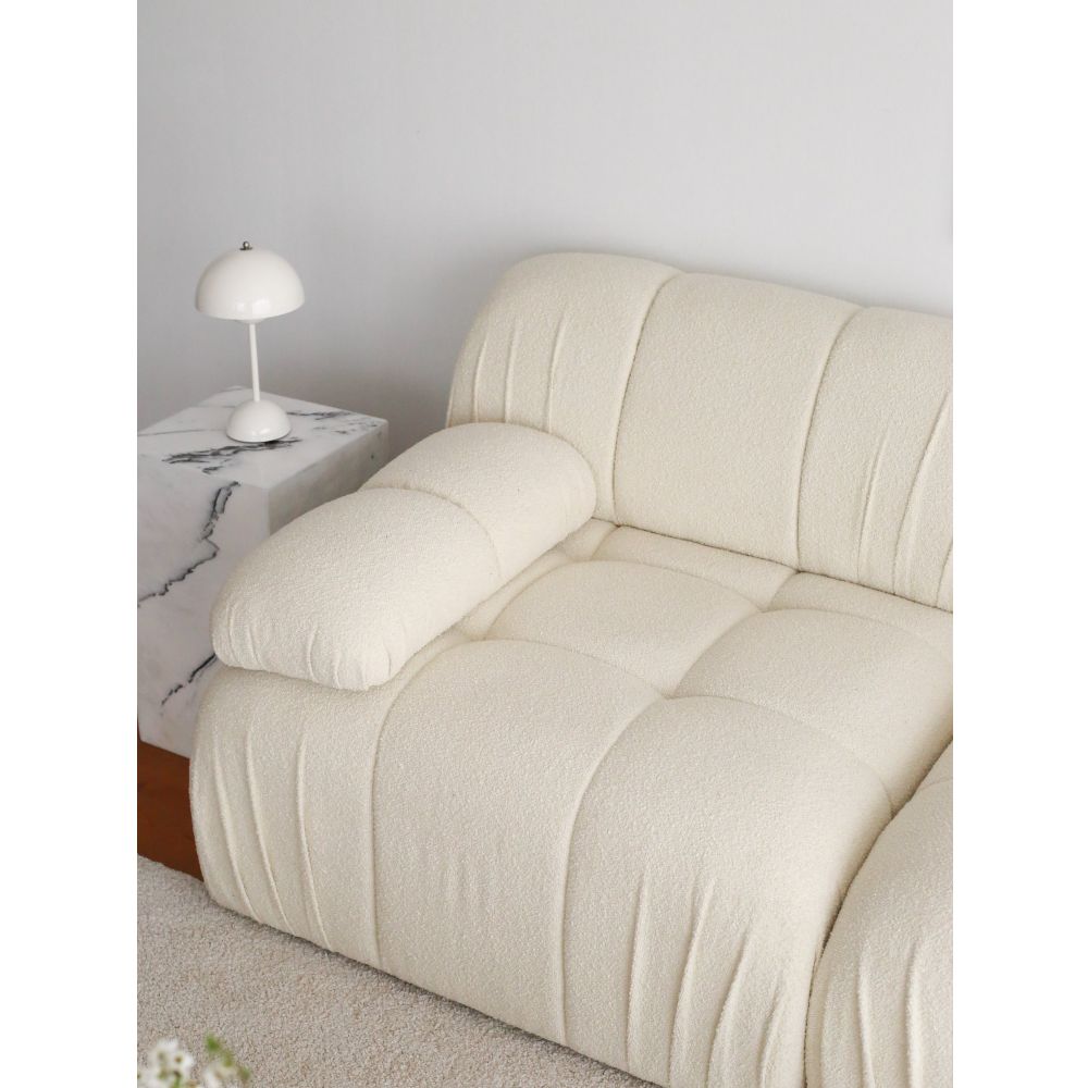 Soli 3 Sjedala - Bijela Troosna Sofa slika 4