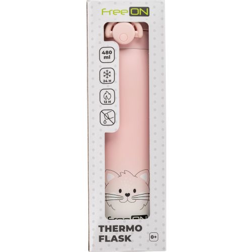 FREEON termo bočica 480 ml maca pink 380692 slika 5