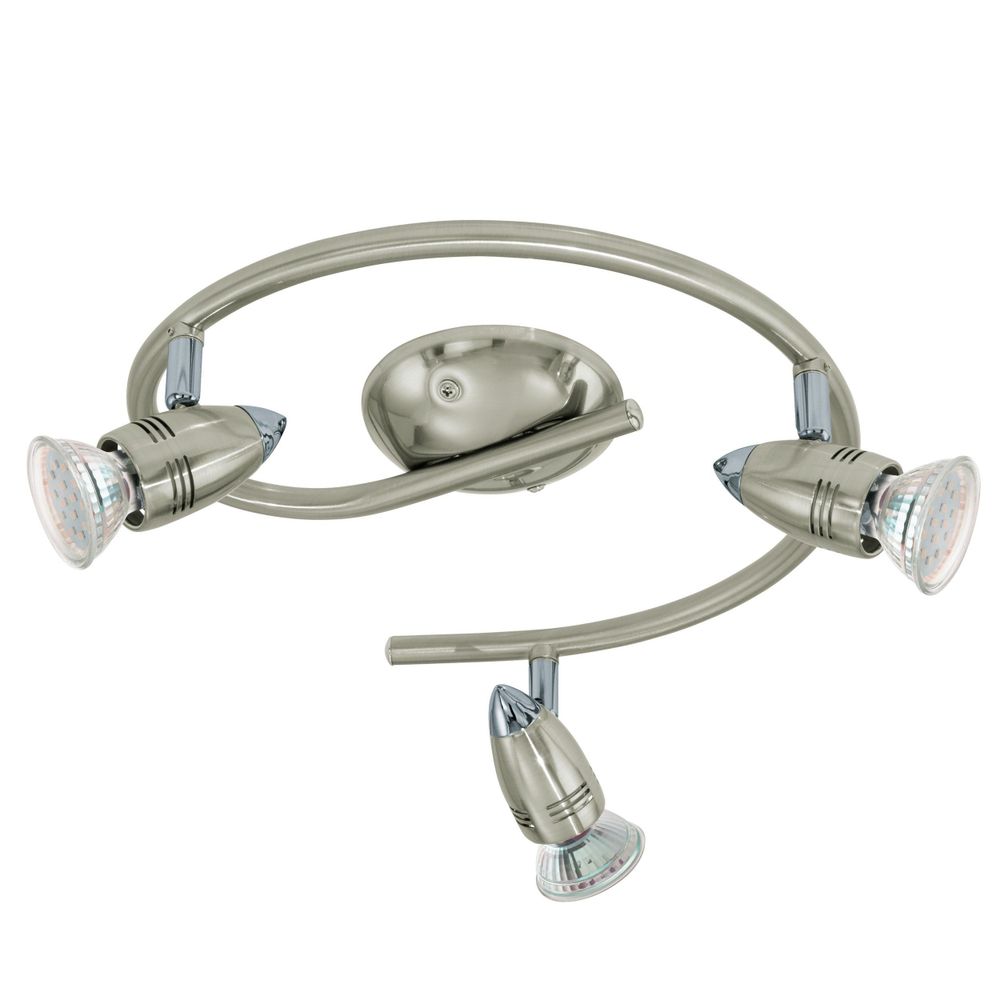 Eglo Magnum-led reflektor/3, led gu10 3x3w, 3x240lm, g-forMa, nikl-Mat/krom,  slika 1