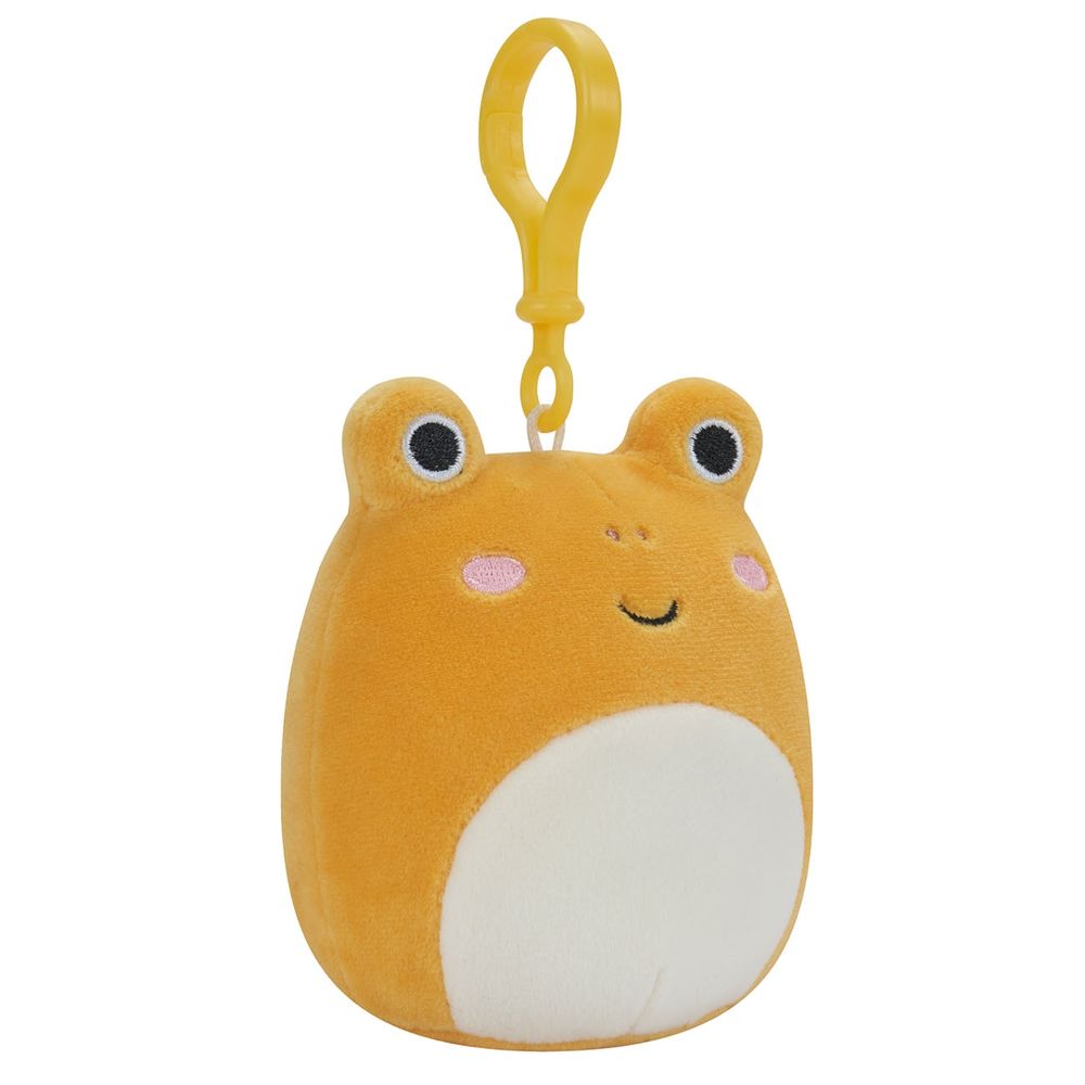 Squishmallows Plišana igračka sa kopčom, Narandžasta Žaba Toad 9cm slika 1