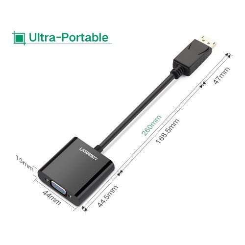 Ugreen DisplayPort na VGA adapter slika 5