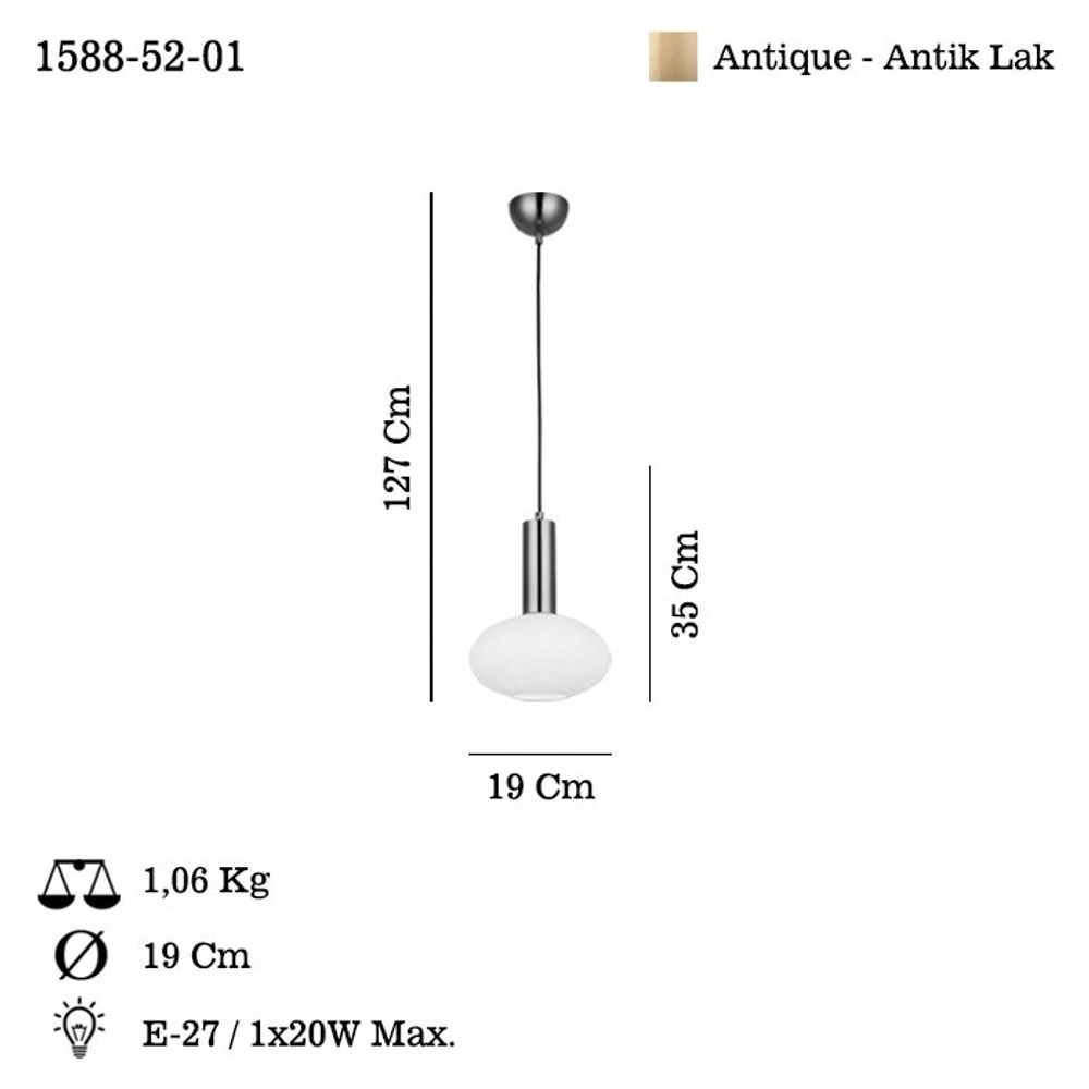 Kabo - 52-01 Antik Lakirani Luster slika 3
