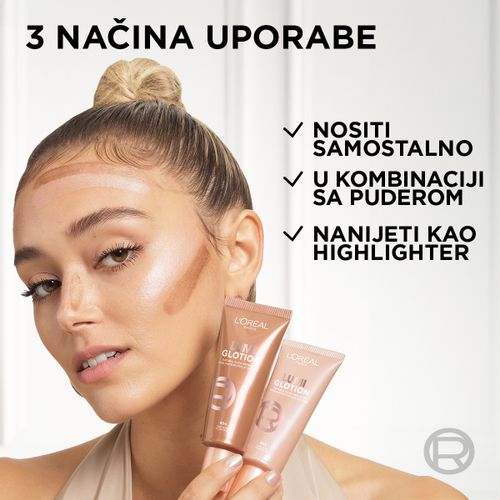 L'Oreal Paris Lumi Glotion tekući puder za naglašavanje sjaja 902 light glow​ slika 3