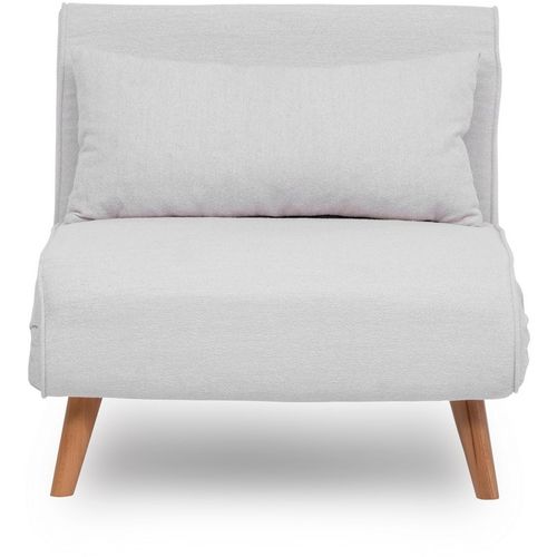 Folde Single - Teddy Fabric - Cream Cream 1-Seat Sofa-Bed slika 7