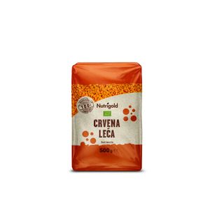 Nutrigold Leća crvena - Organska 500g 