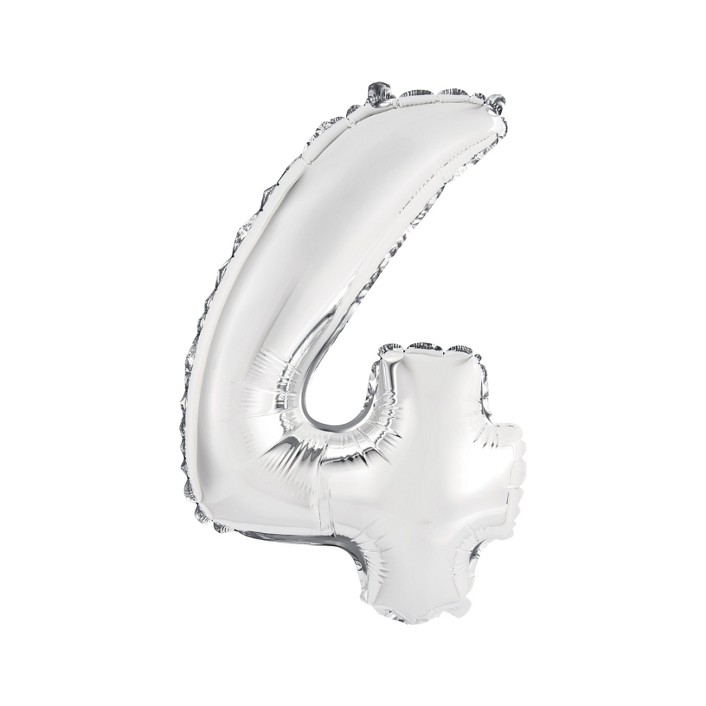 FG-C35S4 Folijski balon 4 Srebrni 35cm slika 1