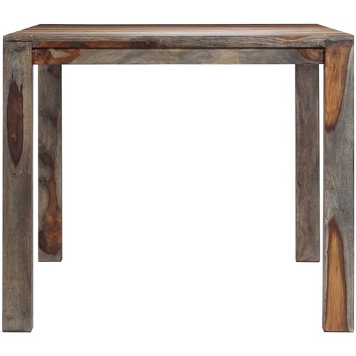 Blagovaonski stol sivi 180 x 90 x 76 cm od masivnog drva šišama slika 27