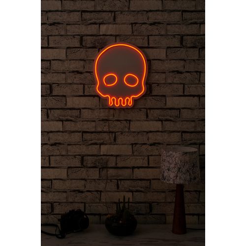 Wallity Ukrasna plastična LED rasvjeta, Skull - Red slika 2