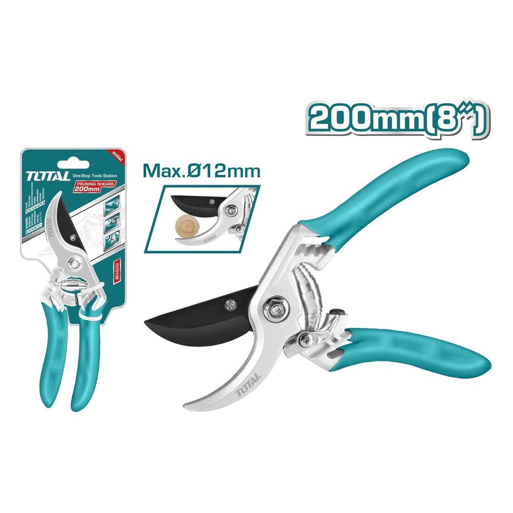 TOTAL Vrtne škare za orezivanje 200 mm/250g (THT0109) slika 1