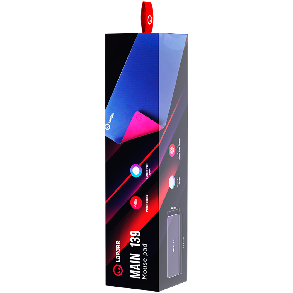 Lorgar Main 139, Gaming mouse pad, High-speed surface, Purple anti-slip rubber base, size: 900mm x 360mm x 3mm, weight 0.6kg slika 7