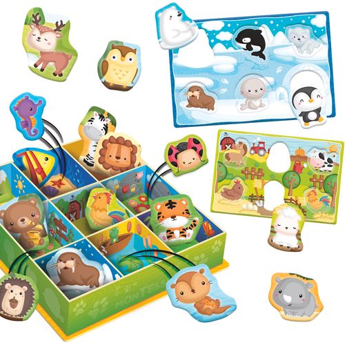 LISCIANI Montessori Baby životinje i staništa igra grupiranja i sortiranja 92772 slika 2