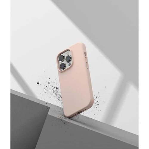 RINGKE SILICONE MASKA ZA IPHONE 14 PRO PINK SAND slika 6