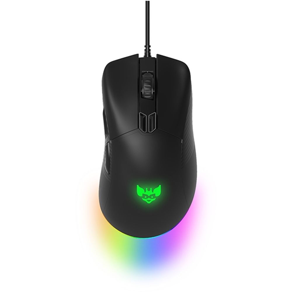 Gaming miš BYTEZONE Ghost žična / RGB (16,8M boja) / max DPI 19K / optička / paracord kabel (crna) slika 6