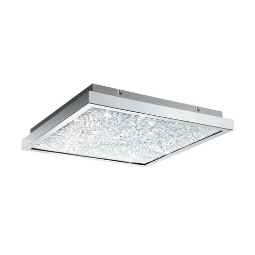 Eglo Cardito plafonjera/4, led, 4x6,7w, 440x440, 1700lm, hrom/kristal  slika 1