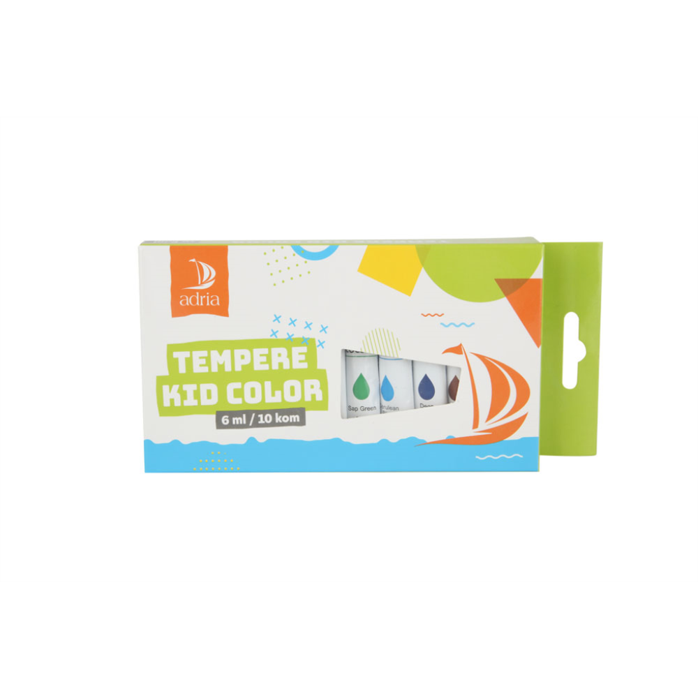 Adria 923182 Tempere Kid Color 6ml - Set od 10 Komada slika 1