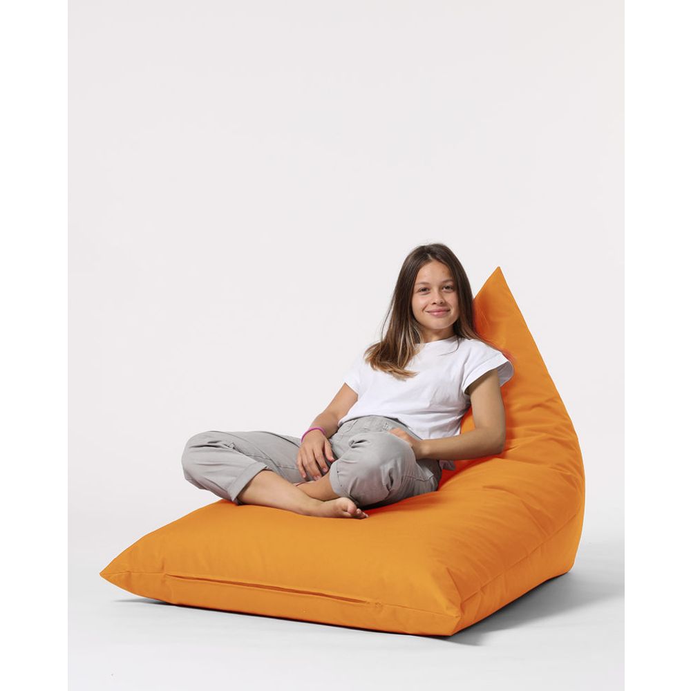 Pyramid Veliki Pouf za Krevet - Narandžasti Garden Bean Bag slika 1