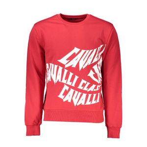 CAVALLI CLASS SWEATSHIRT WITHOUT ZIP MAN RED