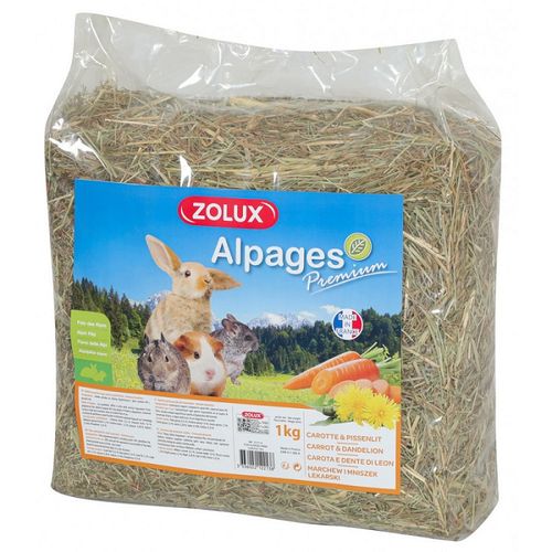 212113 Zolux Seno Alpine Premium Šargarepa / Maslačak 1Kg slika 1