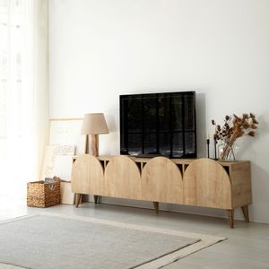 TV Stalak Mesta - Oak v2 od Hrastovine