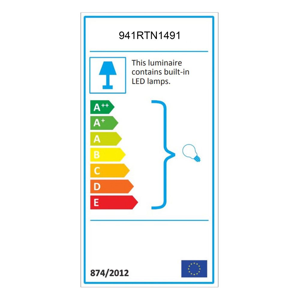 Zidna lampa Flüt 58768-5 u crnoj boji slika 4