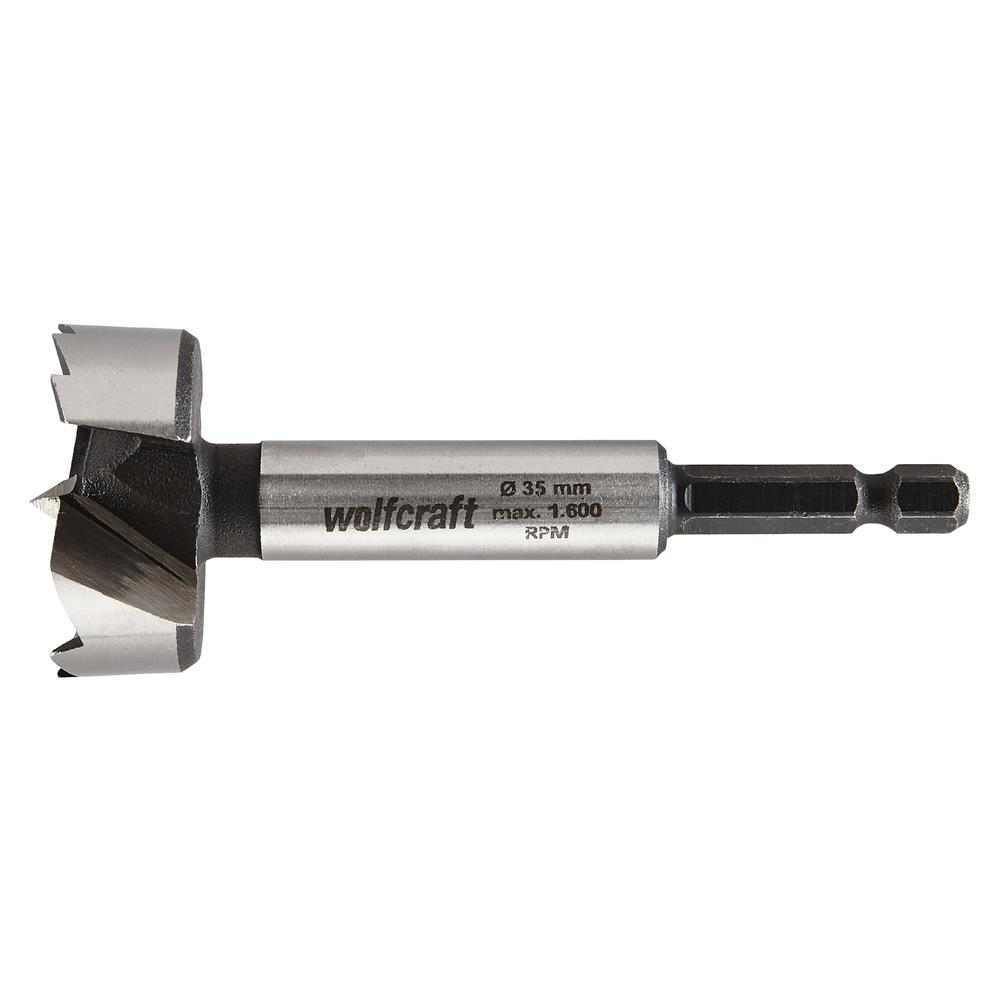 Wolfcraft Glodalo Cilindrično Forstner fi 35 x 90 mm Prihvat 6-STR - 3310000 slika 2