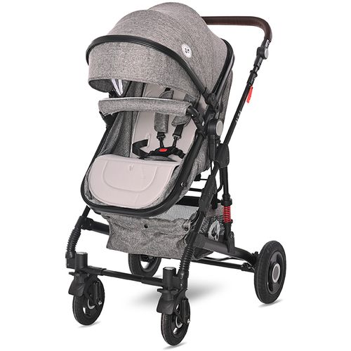 LORELLI ALBA PREMIUM Kolica 3u1 Steel Grey: Košara + Autosjedalica + Zimska Navlaka (0mj+) - (do 15kg/96cm) slika 5