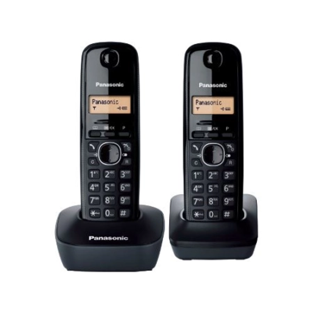 PANASONIC Telefon bežični KX-TG1612FXH Crni 2 Slušalice slika 1