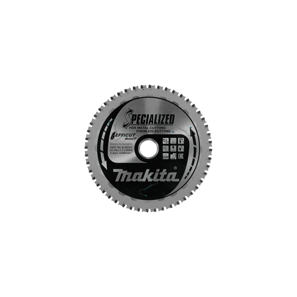 Makita - TCT list pile EFFICUT za ručni rezač metala za metal 150x20mm 48Z B-69331 slika 1
