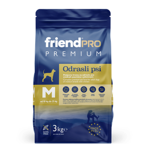 Friend PRO Premium suha hrana za odrasle pse srednjih pasmina Piletina 3kg