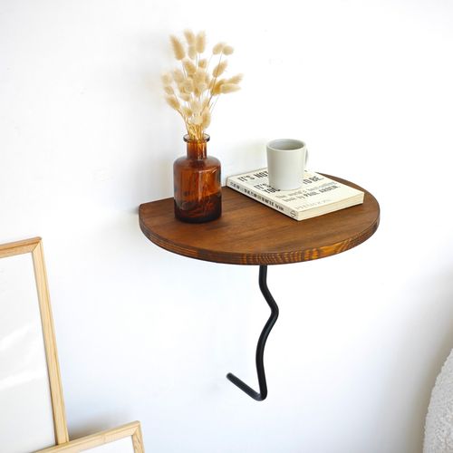 Leo - Chesnut, Black Chesnut
Black Wall Shelf slika 5