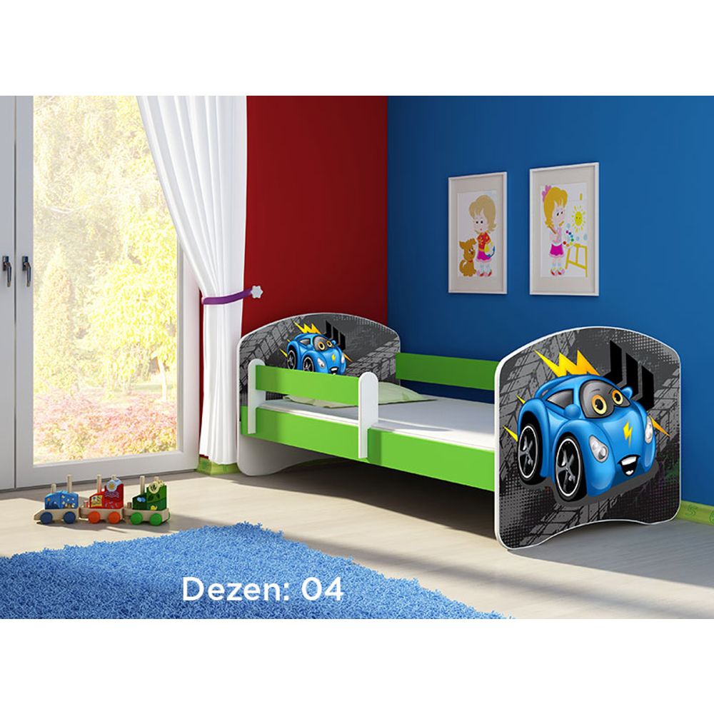 ACMA Dječiji krevet Acma II Green - 180x80cm - Dezen 04 slika 2