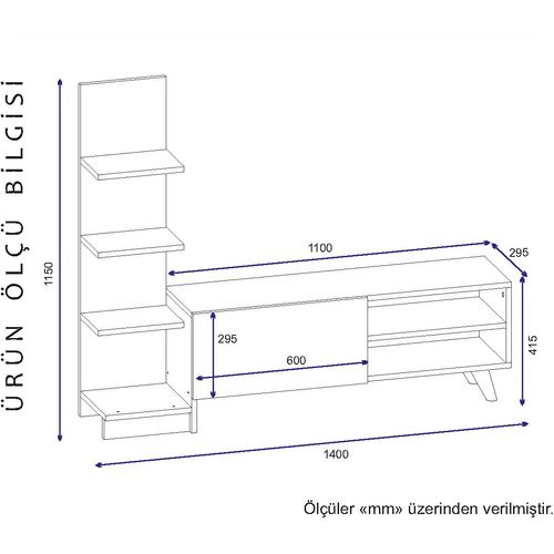 Salvador - White White TV Unit slika 5