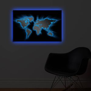 4570DACT-35 Multicolor Decorative Led Lighted Canvas Painting