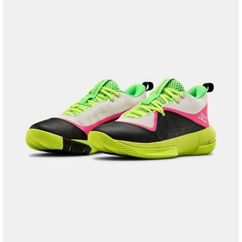 Tenisice under armour sc 3zer0 iv white/green/pink slika 5