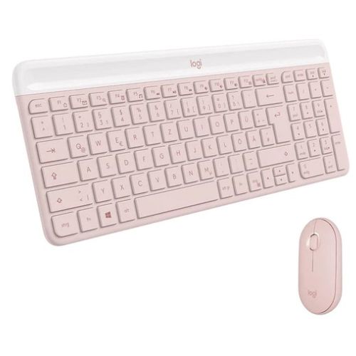 Logitech MK470 Slim Wireless Keyboard and Mouse, Rose - US slika 1