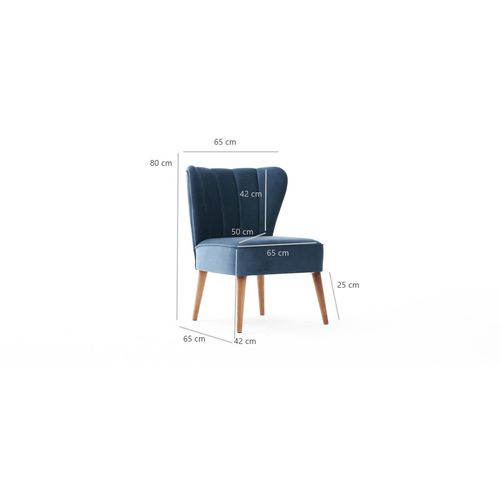 Layla - Blue Blue Wing Chair slika 7