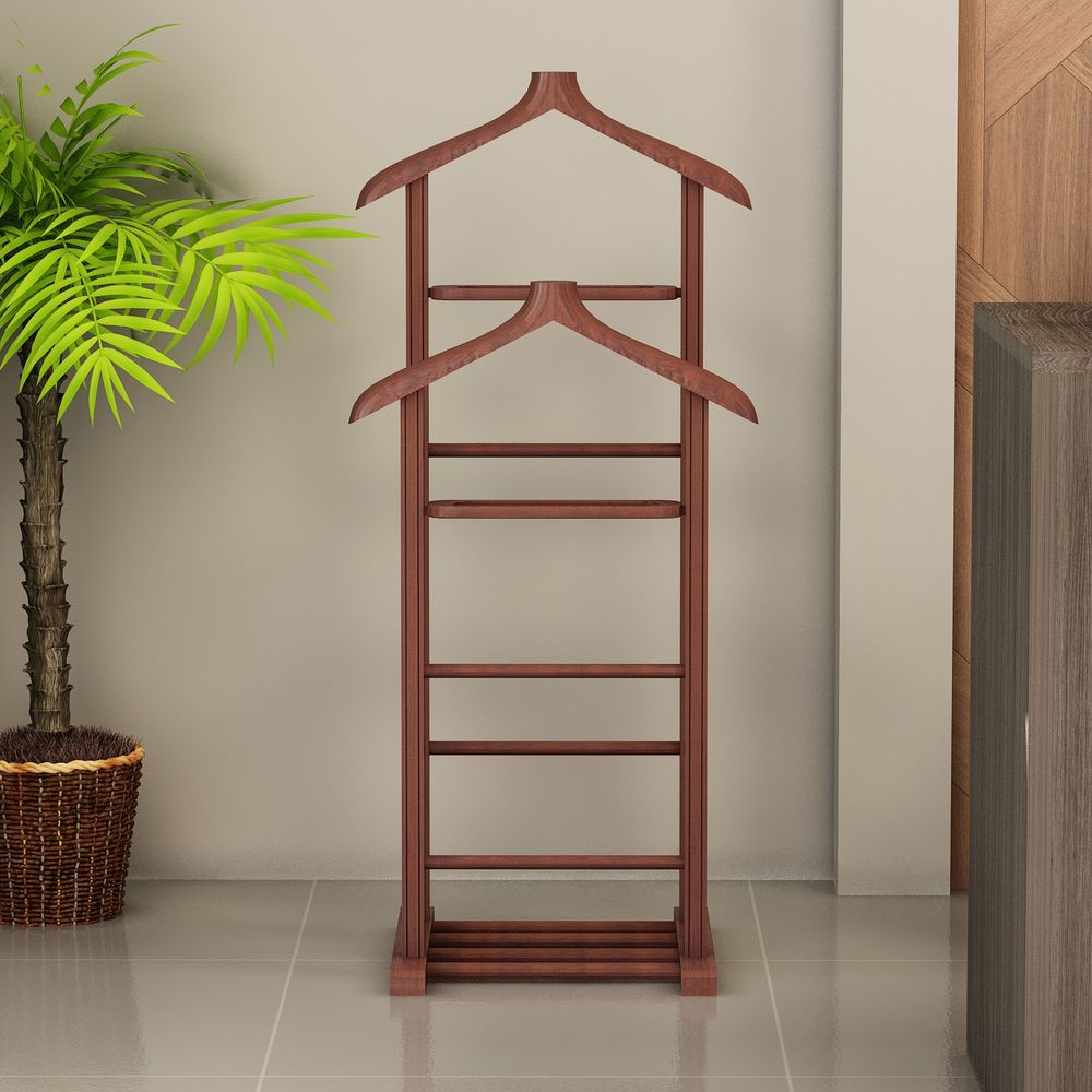 Beta Double - Walnut Walnut Valet Stand slika 2