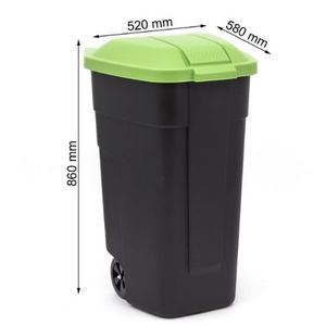 Curver kanta za otpatke 110 l zelena 214125