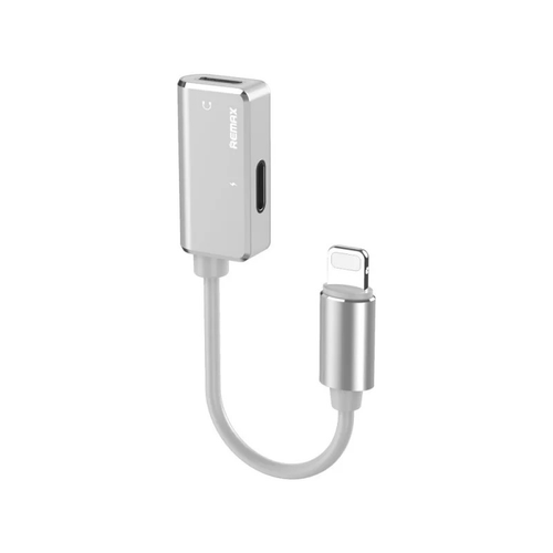 Adapter REMAX za slusalice I punjenje iPhone RL-LA02i beli slika 1