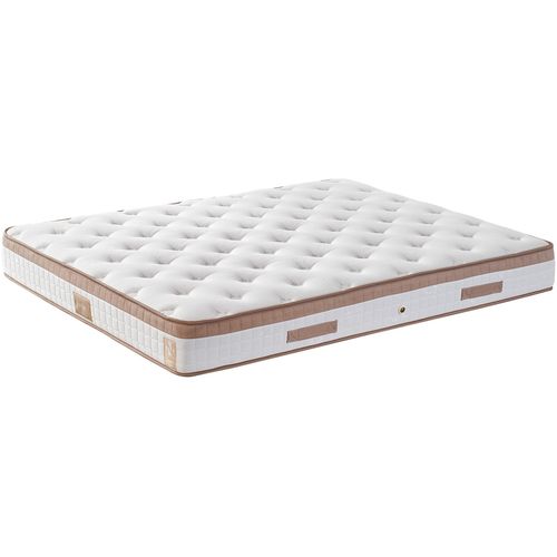 Woody Fashion Madrac, Bijela boja Smeđa, Latte 160x200 cm Double Size Firm Mattress slika 2